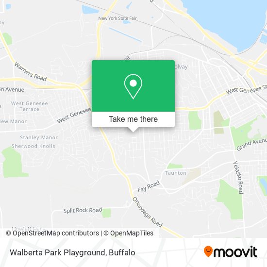 Mapa de Walberta Park Playground