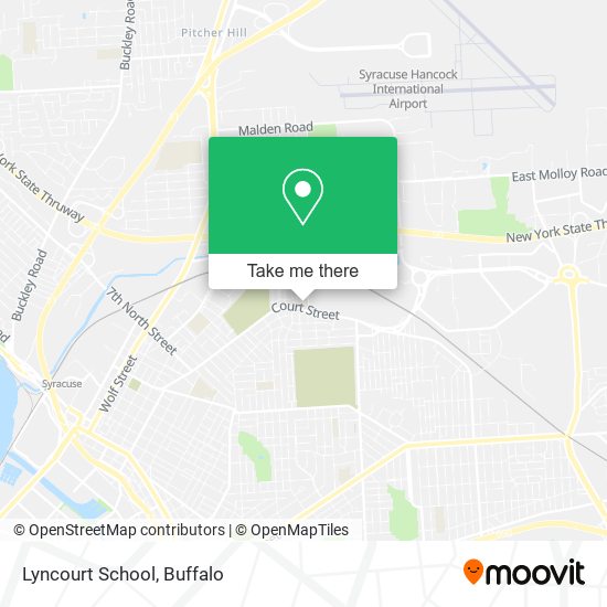 Mapa de Lyncourt School