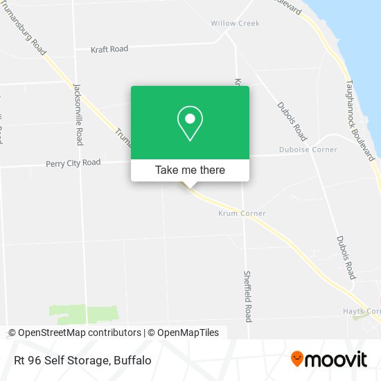 Rt 96 Self Storage map