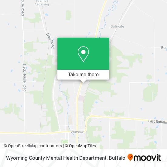 Mapa de Wyoming County Mental Health Department
