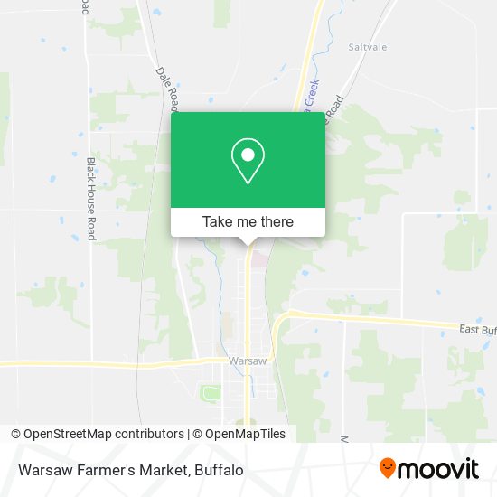 Warsaw Farmer's Market map