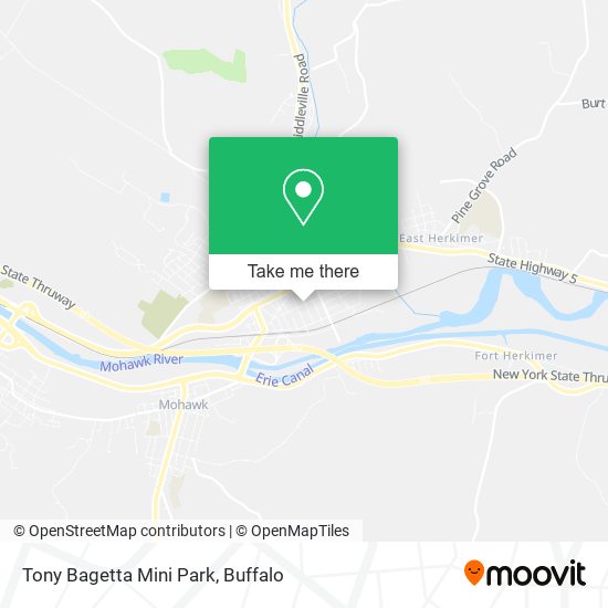 Tony Bagetta Mini Park map
