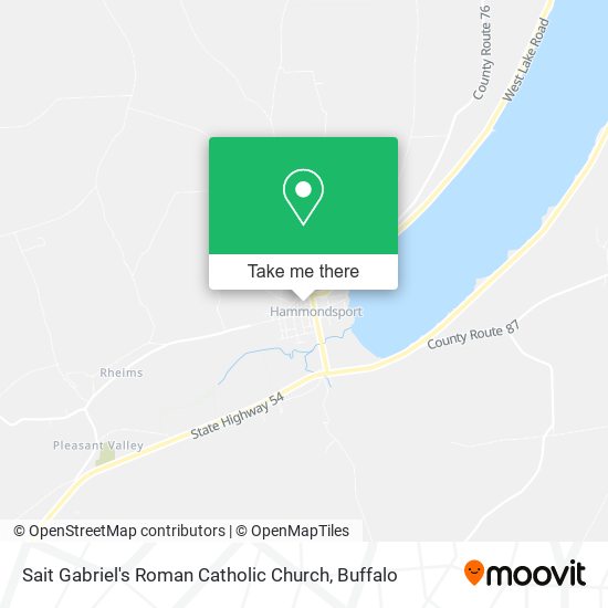 Mapa de Sait Gabriel's Roman Catholic Church