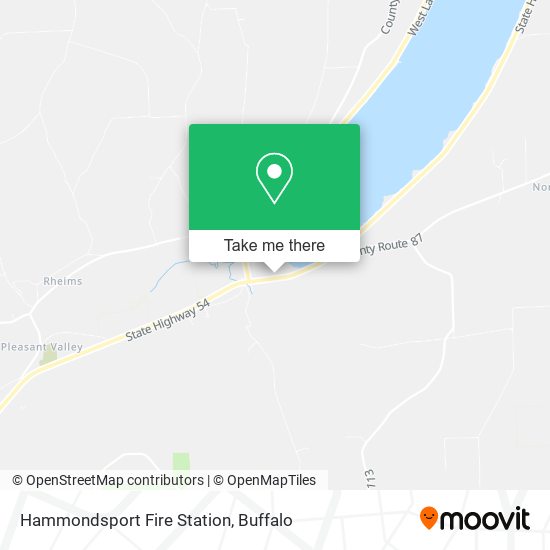 Hammondsport Fire Station map