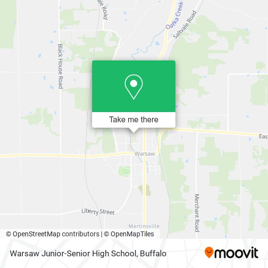 Warsaw Junior-Senior High School map