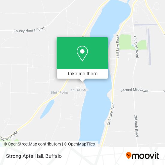 Mapa de Strong Apts Hall