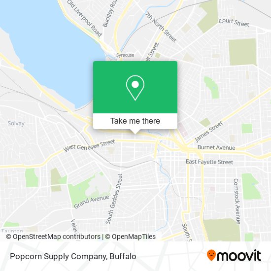 Popcorn Supply Company map
