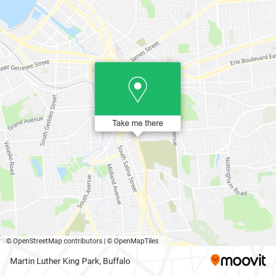 Mapa de Martin Luther King Park