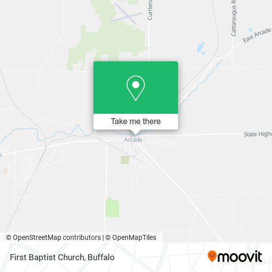 First Baptist Church map
