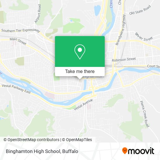 Binghamton High School map
