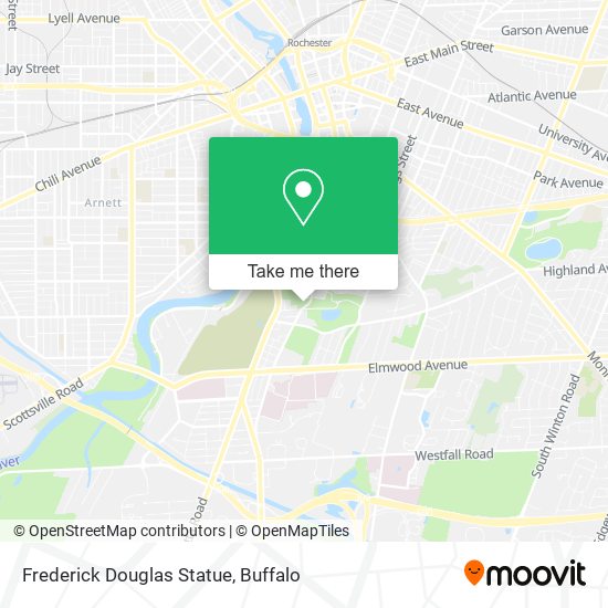 Mapa de Frederick Douglas Statue