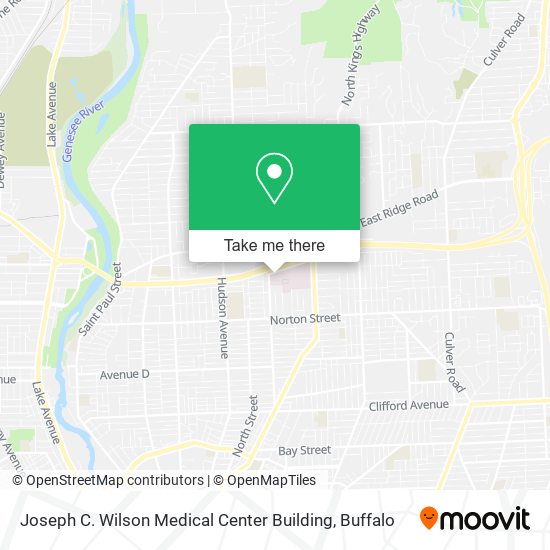Mapa de Joseph C. Wilson Medical Center Building