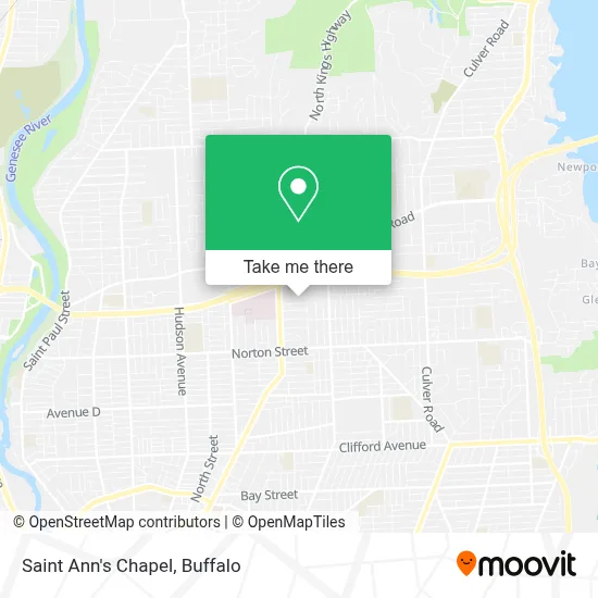 Saint Ann's Chapel map