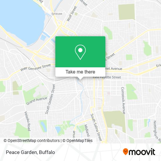 Mapa de Peace Garden
