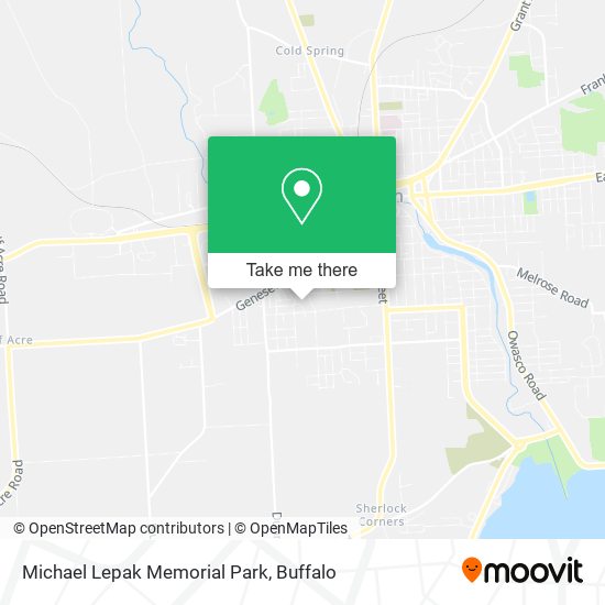 Michael Lepak Memorial Park map