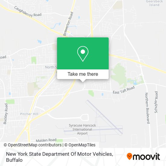 New York State Department Of Motor Vehicles map