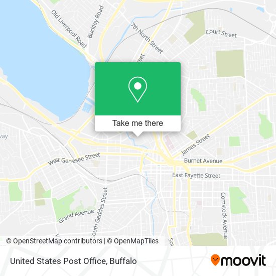 United States Post Office map