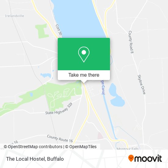 Mapa de The Local Hostel