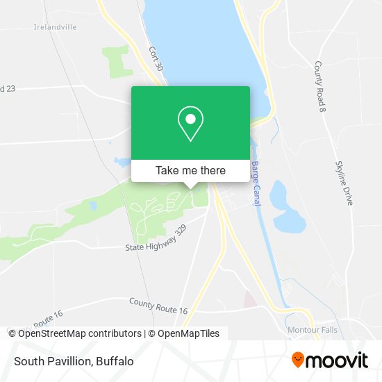 South Pavillion map