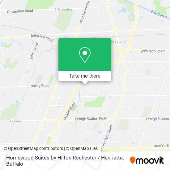 Homewood Suites by Hilton Rochester / Henrietta map