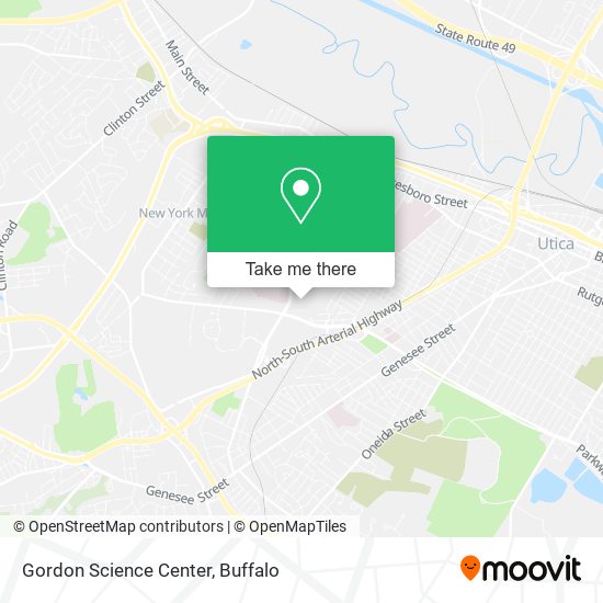 Mapa de Gordon Science Center