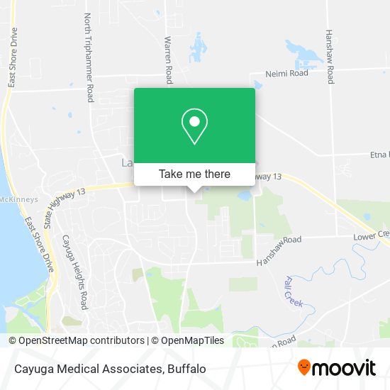 Cayuga Medical Associates map