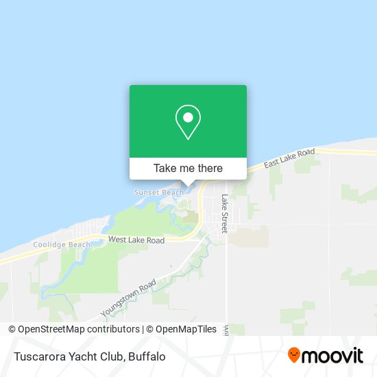 Tuscarora Yacht Club map
