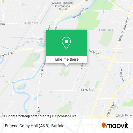 Mapa de Eugene Colby Hall (A&B)