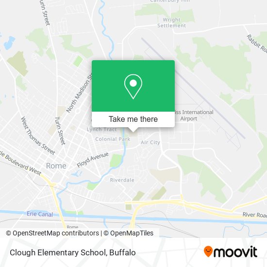 Mapa de Clough Elementary School