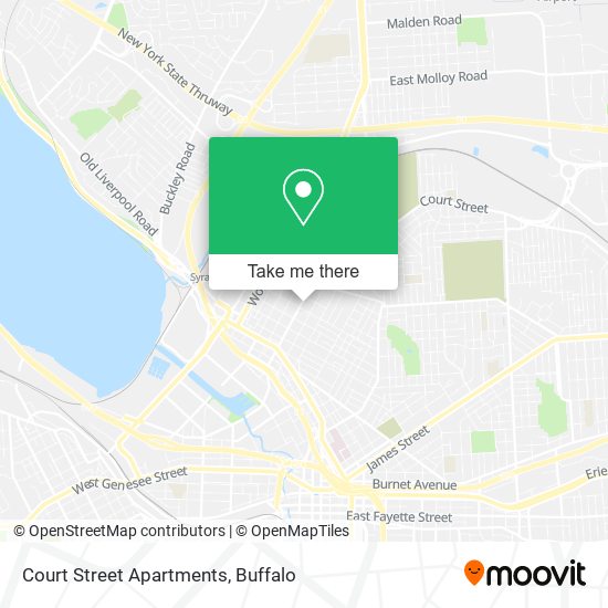 Court Street Apartments map