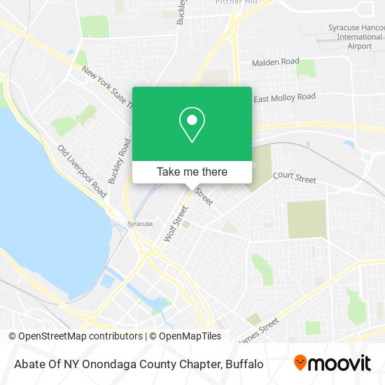 Mapa de Abate Of NY Onondaga County Chapter