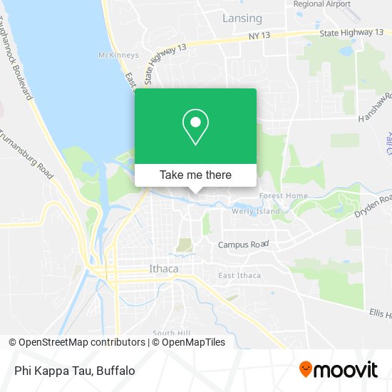 Mapa de Phi Kappa Tau