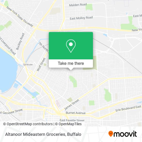 Altanoor Mideastern Groceries map