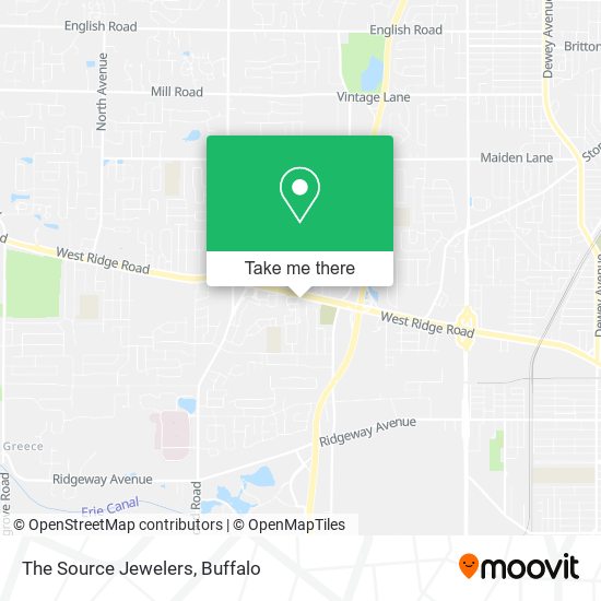 Mapa de The Source Jewelers