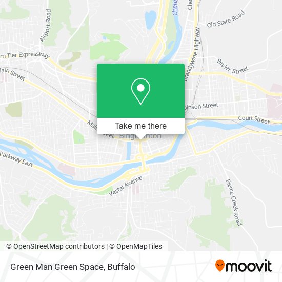 Green Man Green Space map