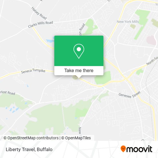 Mapa de Liberty Travel