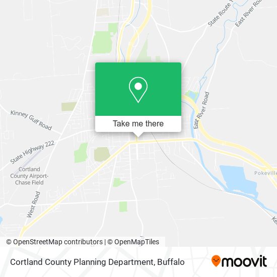 Cortland County Planning Department map