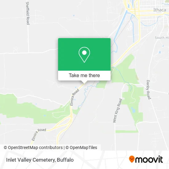 Inlet Valley Cemetery map
