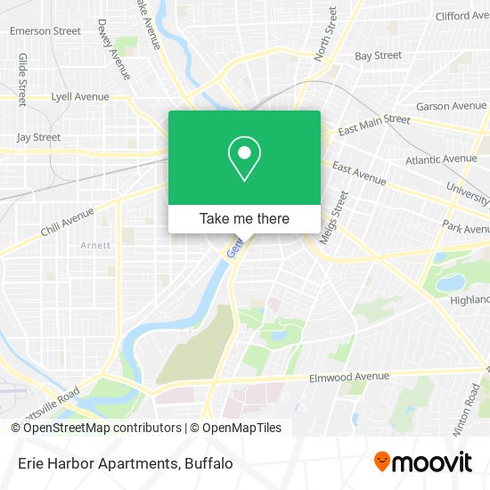 Erie Harbor Apartments map