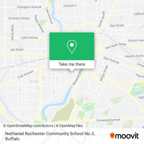 Mapa de Nathaniel Rochester Community School No.3