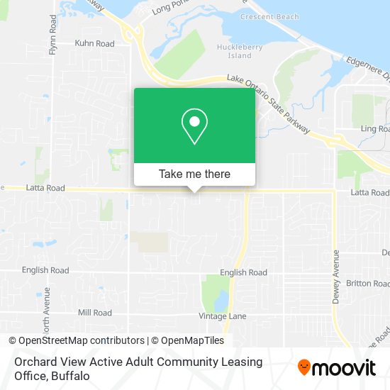 Mapa de Orchard View Active Adult Community Leasing Office