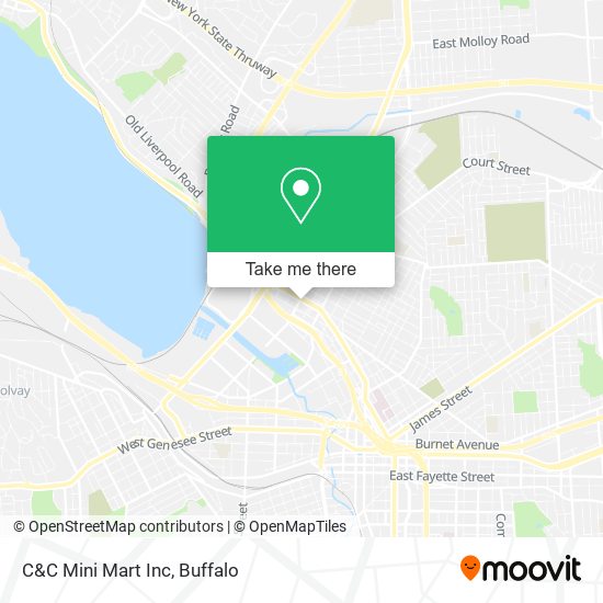 Mapa de C&C Mini Mart Inc