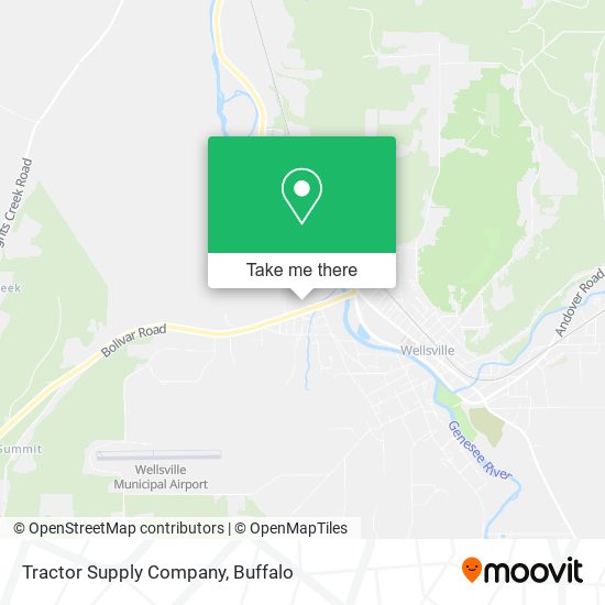 Mapa de Tractor Supply Company