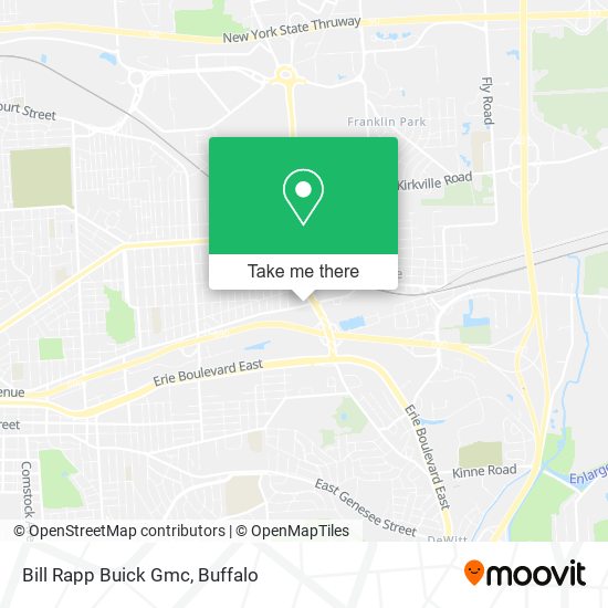 Bill Rapp Buick Gmc map