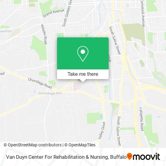 Van Duyn Center For Rehabilitation & Nursing map