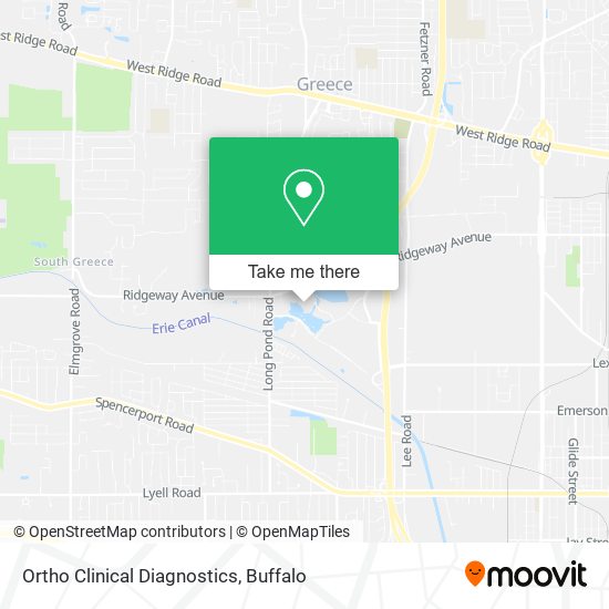 Mapa de Ortho Clinical Diagnostics