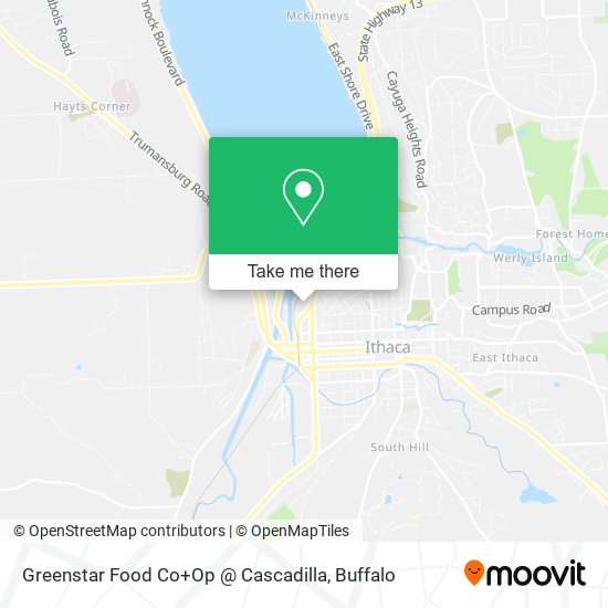 Mapa de Greenstar Food Co+Op @ Cascadilla