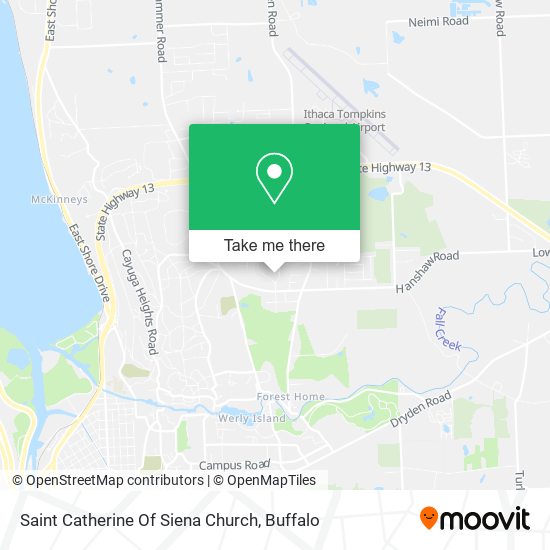 Saint Catherine Of Siena Church map