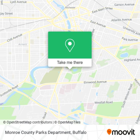 Monroe County Parks Department map
