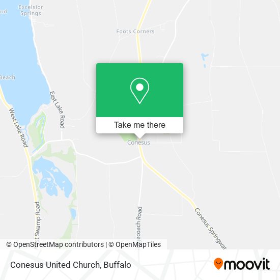 Mapa de Conesus United Church